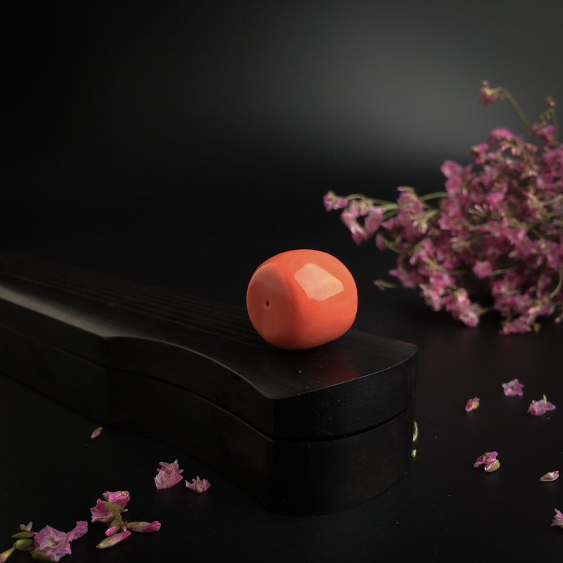 天然MOMO红珊瑚桶珠 - 红掌柜