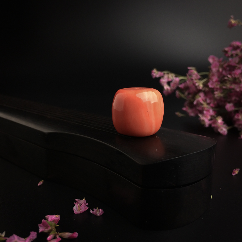 红珊瑚桶珠 - 红掌柜