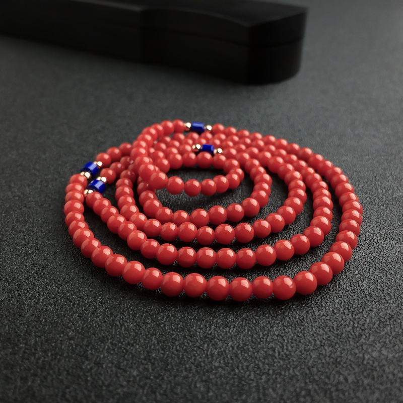 意大利红珊瑚手串-红掌柜