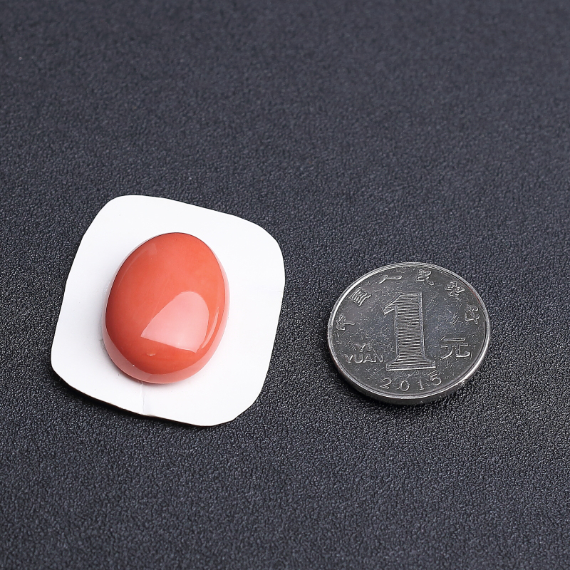 台湾momo珊瑚戒面 - 红掌柜