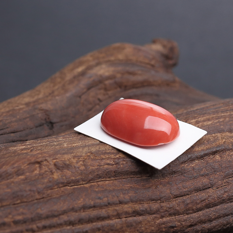 红珊瑚戒面 - 红掌柜