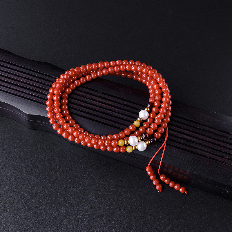 意大利沙丁红珊瑚项链 - 红掌柜