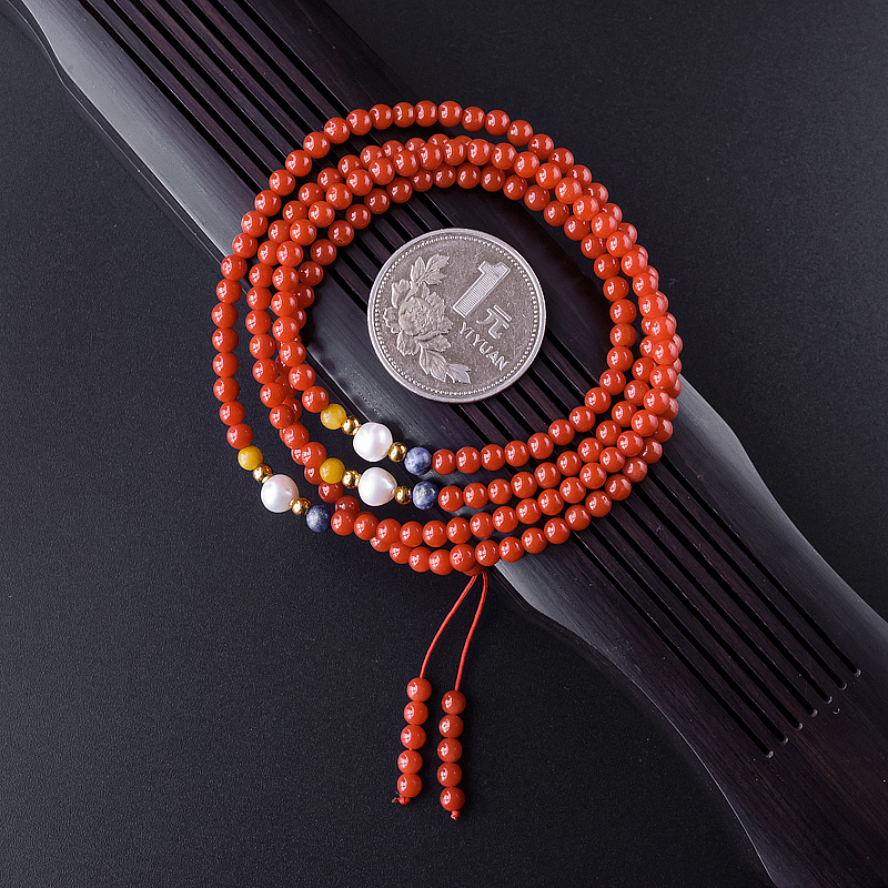 沙丁珊瑚项链 - 红掌柜