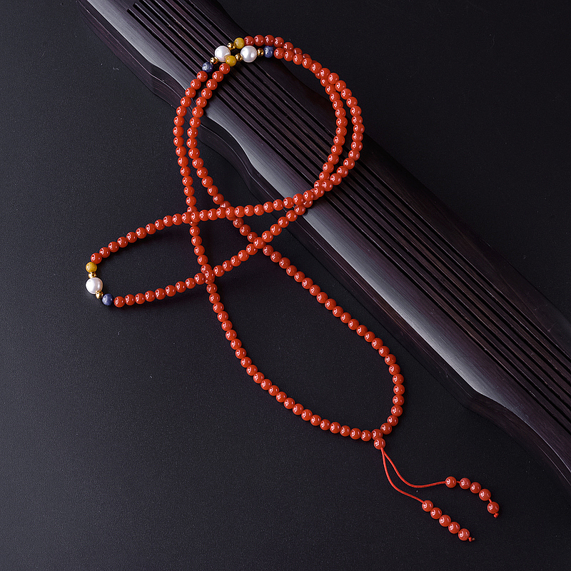 意大利沙丁红珊瑚项链 - 红掌柜