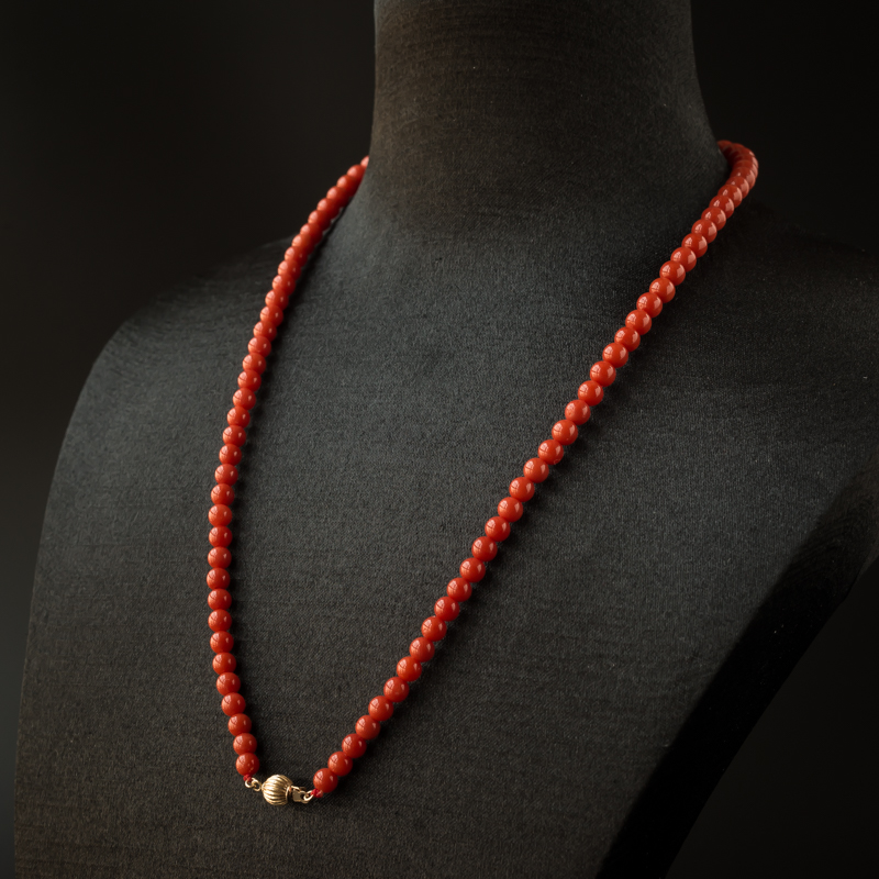 天然红珊瑚塔链-红掌柜