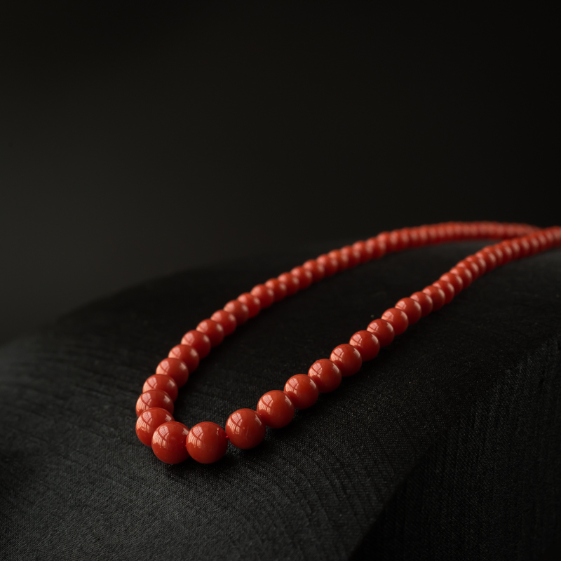 意大利沙丁红珊瑚塔链-红掌柜