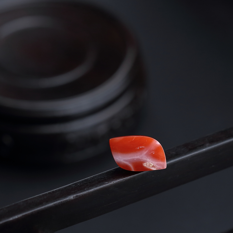天然日本红珊瑚戒面 - 红掌柜