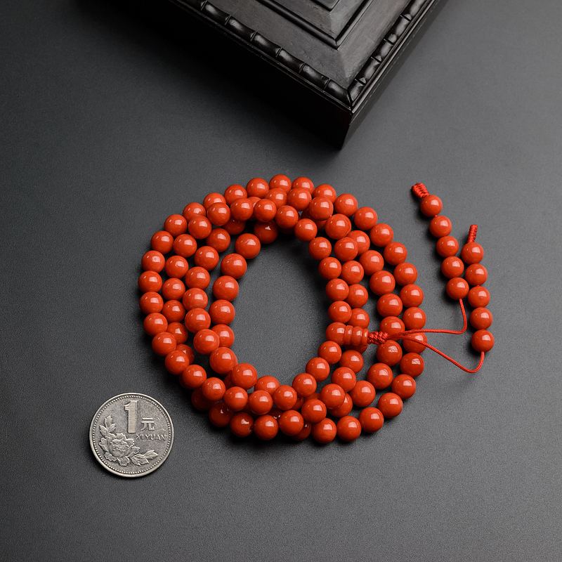 红珊瑚佛珠-红掌柜