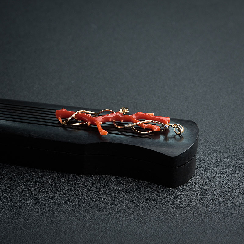 红珊瑚吊坠-红掌柜