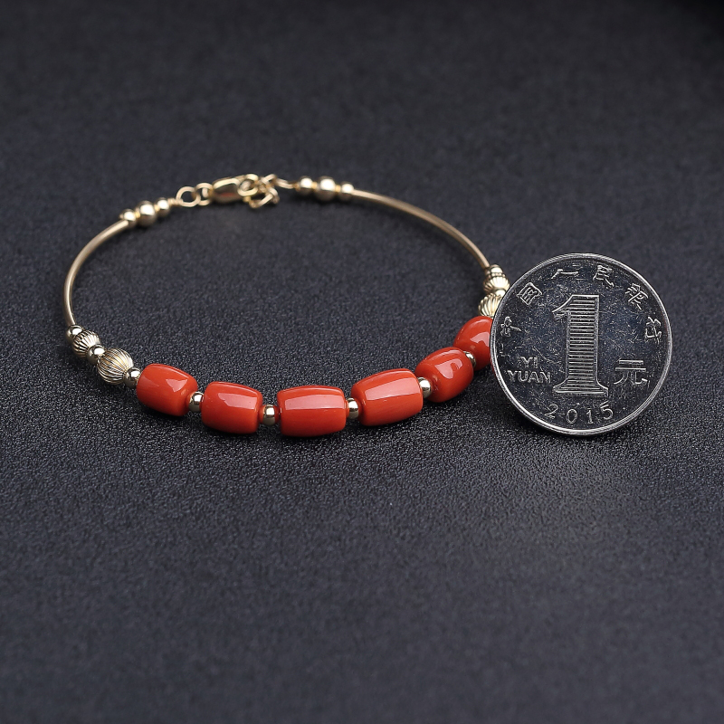 60#红珊瑚手环-红掌柜