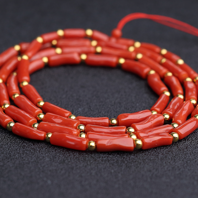 天然红珊瑚项链-红掌柜