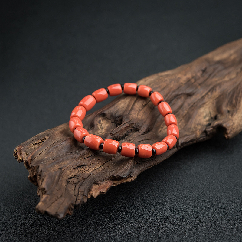 珊瑚桶珠手串-红掌柜