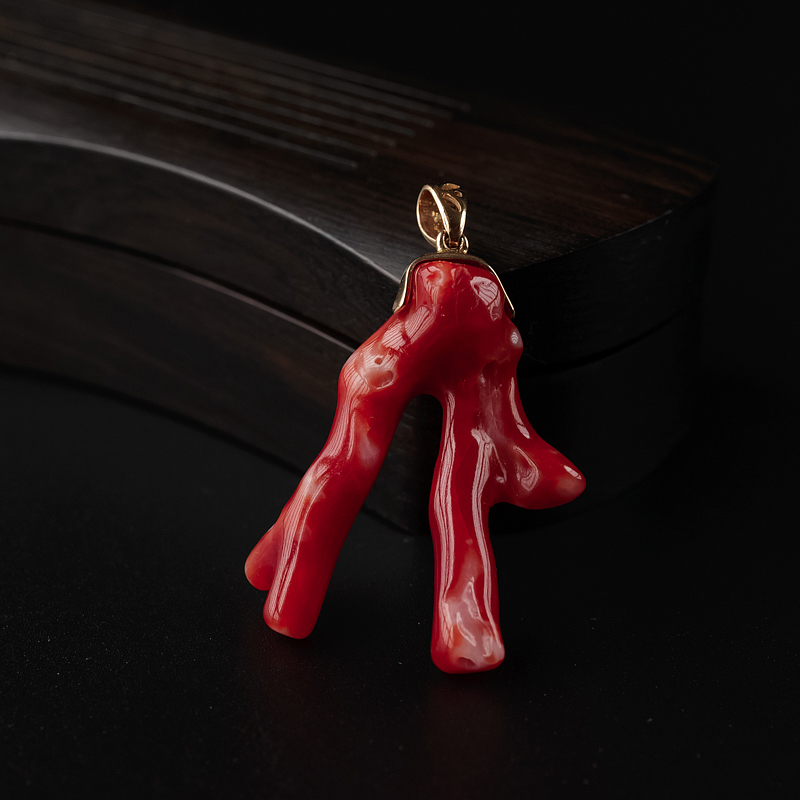 日本珊瑚吊坠-红掌柜