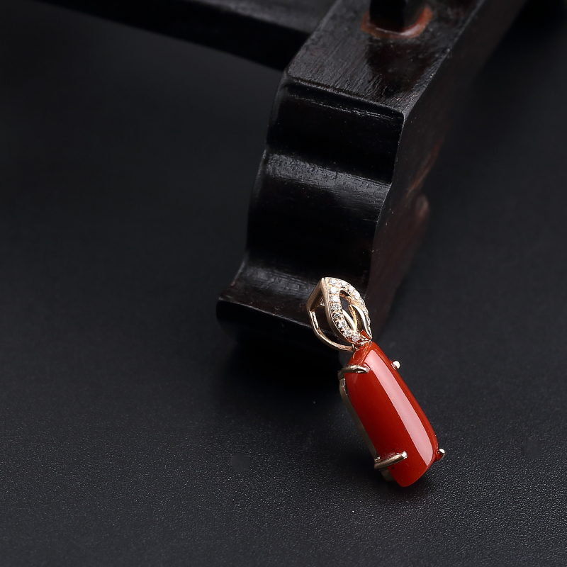 红珊瑚吊坠-红掌柜