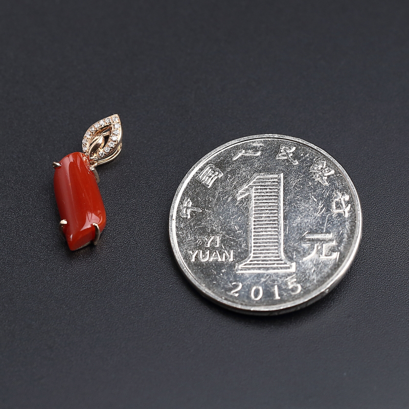 天然红珊瑚挂坠-红掌柜