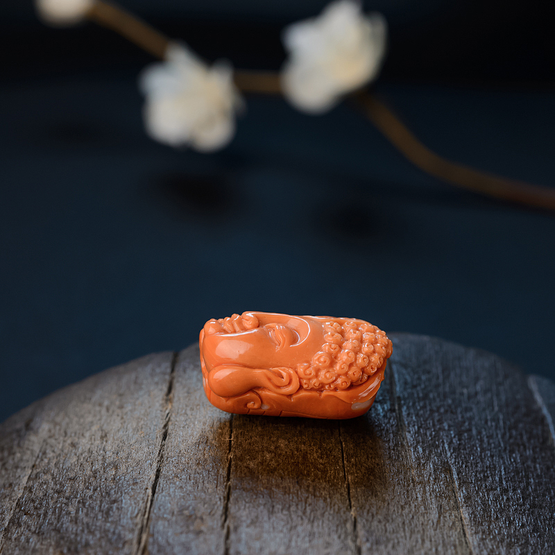 MOMO珊瑚一念之间吊坠 - 红掌柜