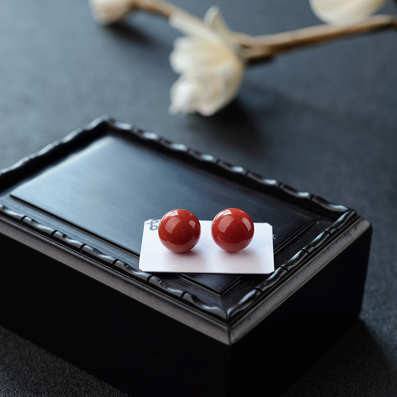 10mm意大利沙丁珊瑚圆珠-红掌柜