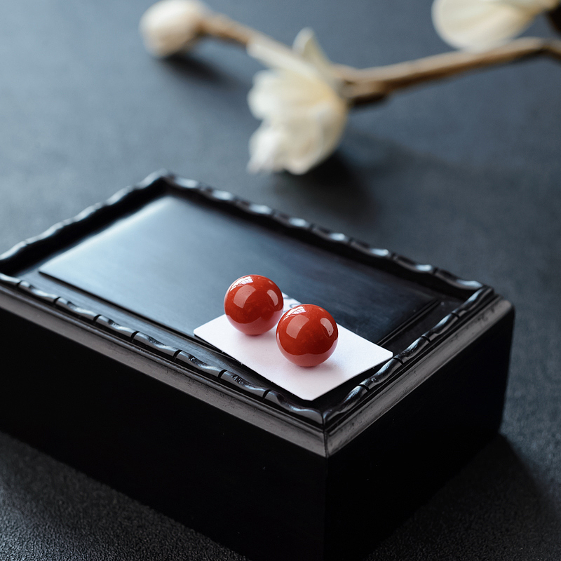 10.5mm意大利天然珊瑚圆珠-红掌柜