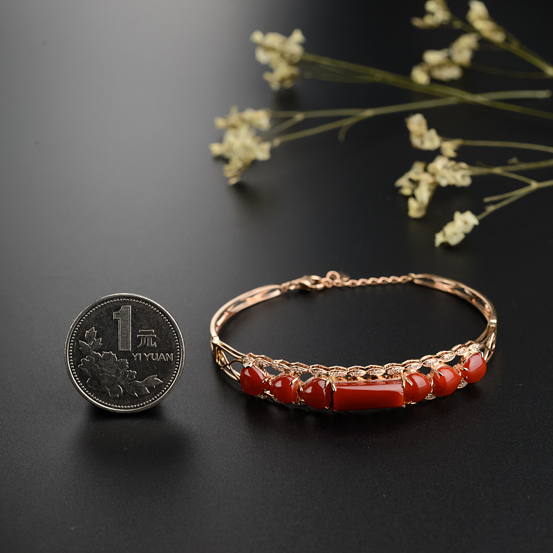 阿卡珊瑚手镯-红掌柜