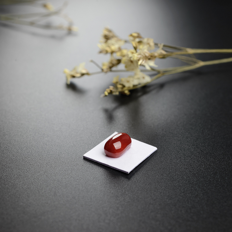 日本天然珊瑚戒面-红掌柜