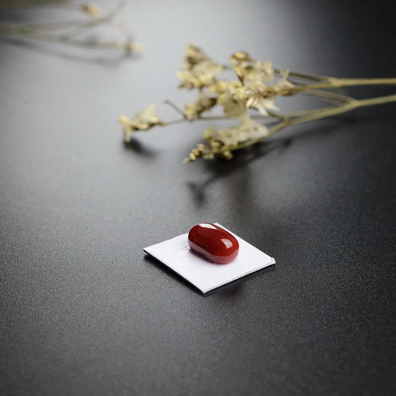 阿卡珊瑚戒面-红掌柜