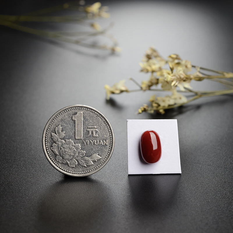 珊瑚戒面-红掌柜