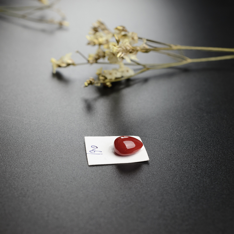 日本阿卡珊瑚戒面-红掌柜