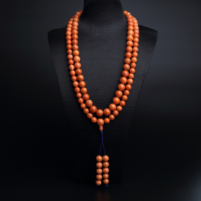 10.5mm MOMO珊瑚佛珠-红掌柜
