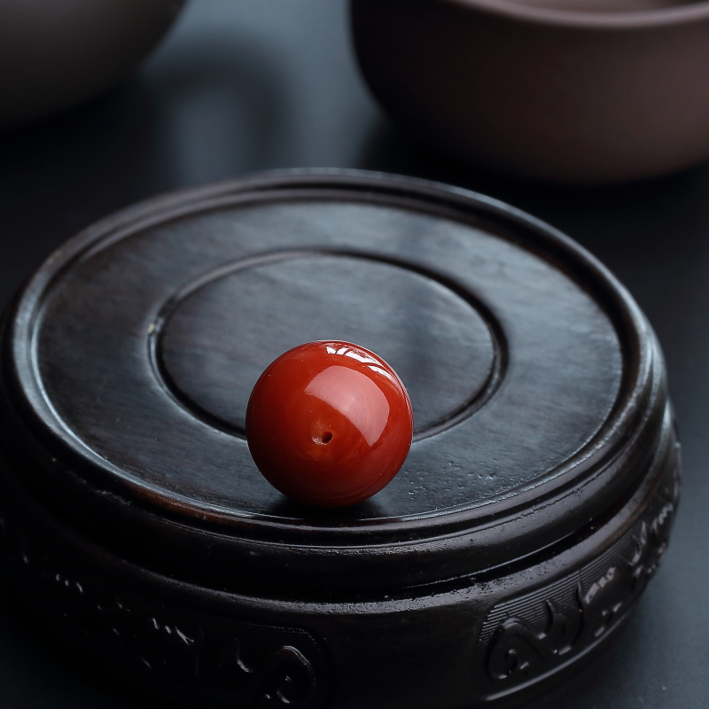 MOMO珊瑚圆珠-红掌柜