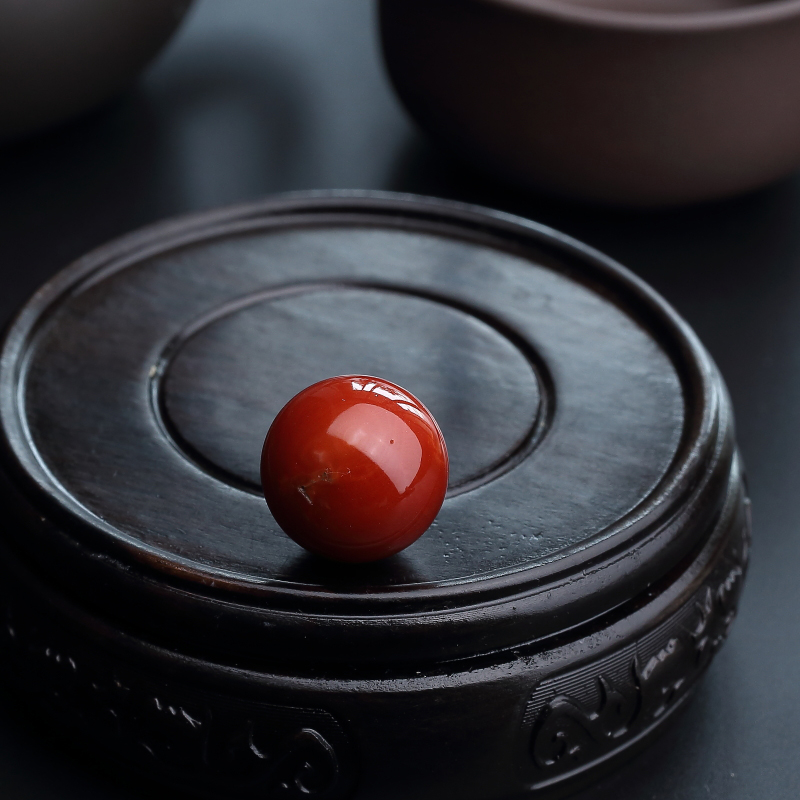 16.5mm珊瑚圆珠-红掌柜