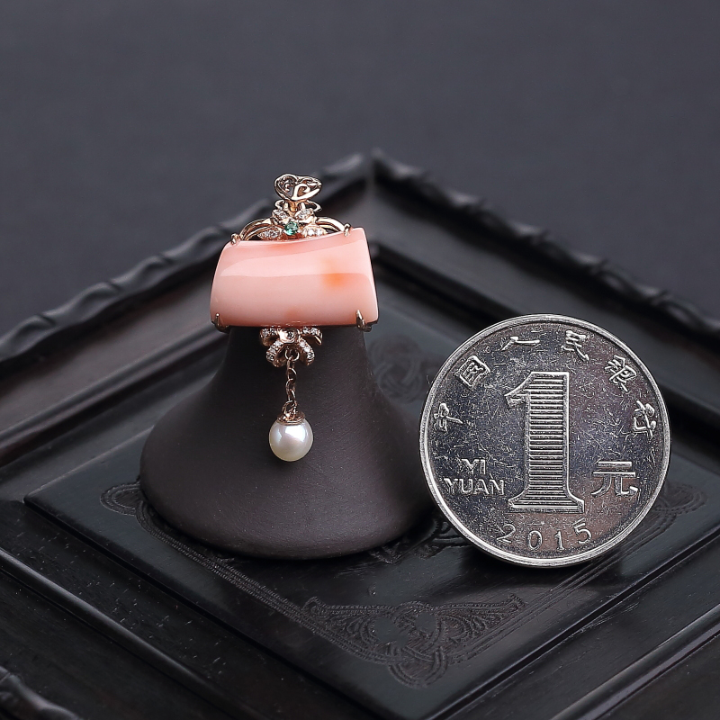 深水珊瑚吊坠-红掌柜