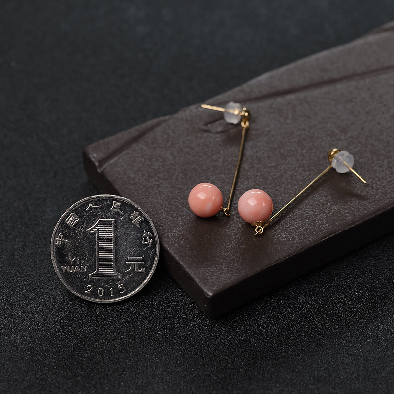 MISU珊瑚耳坠-红掌柜