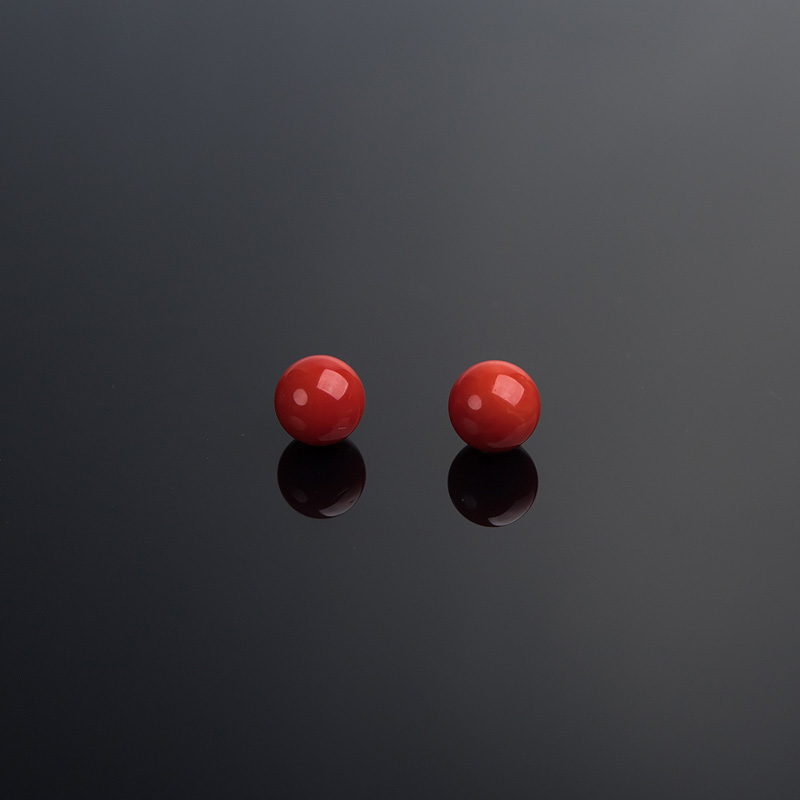 沙丁红珊瑚圆珠-红掌柜