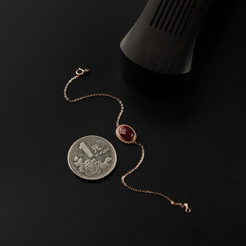 天然阿卡珊瑚吊坠手链-红掌柜