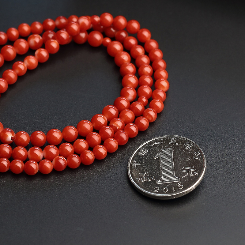 日本阿卡珊瑚佛珠 - 红掌柜