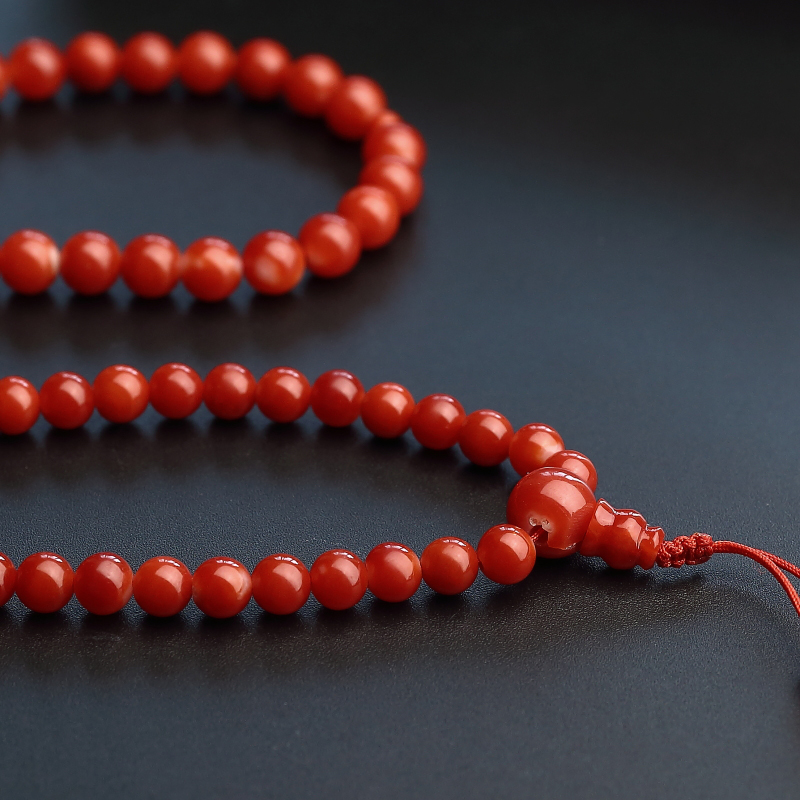 红珊瑚佛珠 - 红掌柜