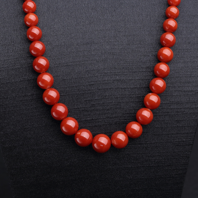 日本天然正红珊瑚塔链-红掌柜
