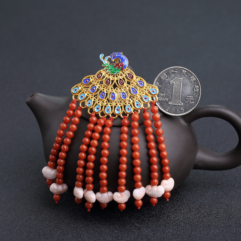 意大利沙丁珊瑚吊坠-红掌柜