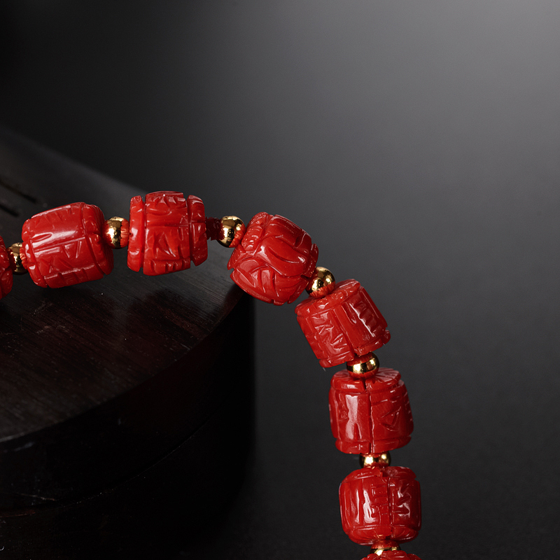 六字真言手串-红掌柜