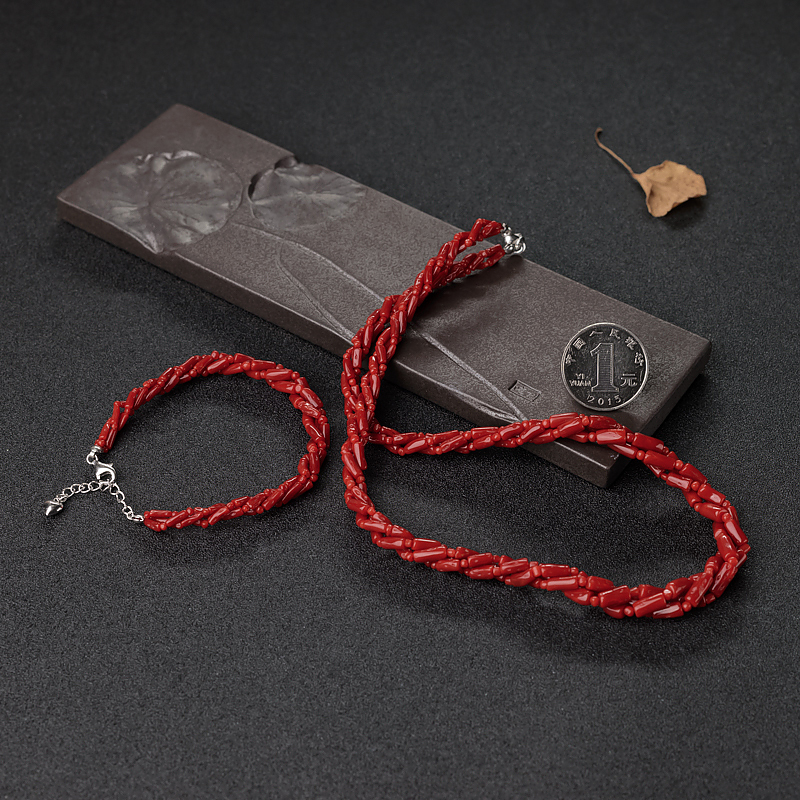 沙丁珊瑚手链-红掌柜