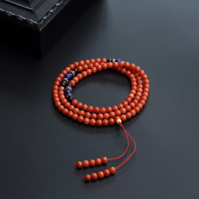 沙丁红珊瑚项链-红掌柜