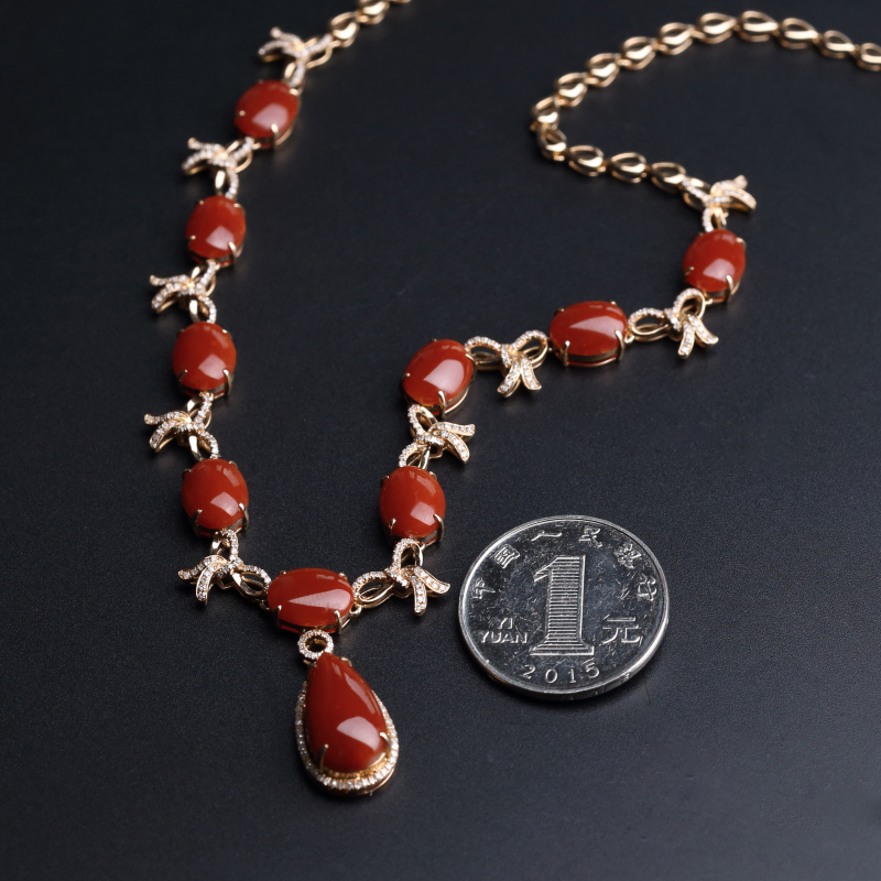 珊瑚项链-红掌柜