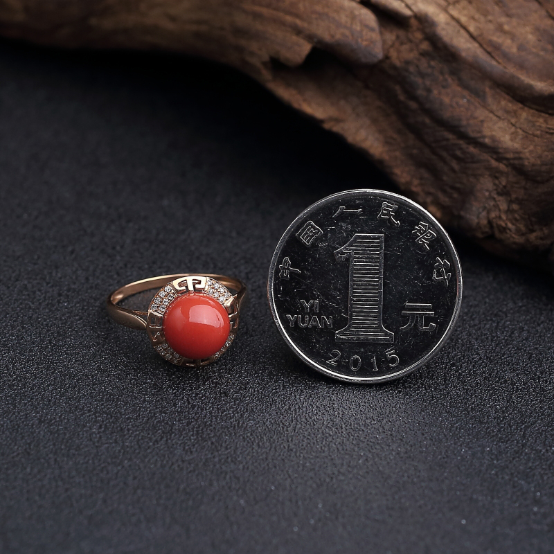 红珊瑚戒指 - 红掌柜