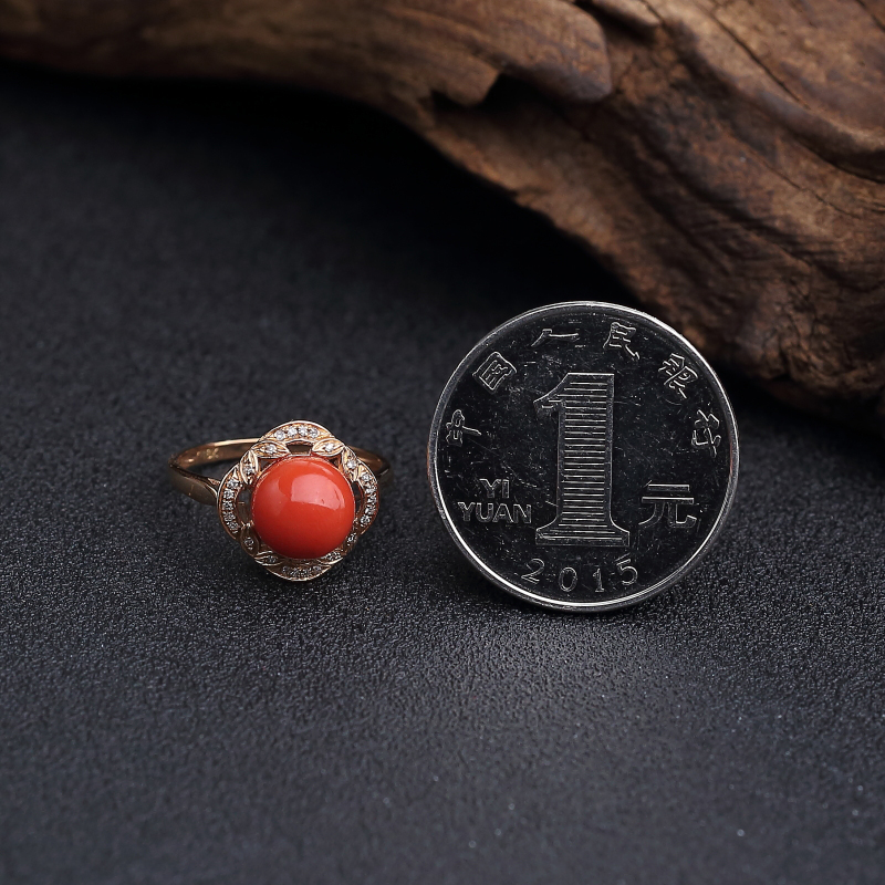 红珊瑚戒指 - 红掌柜