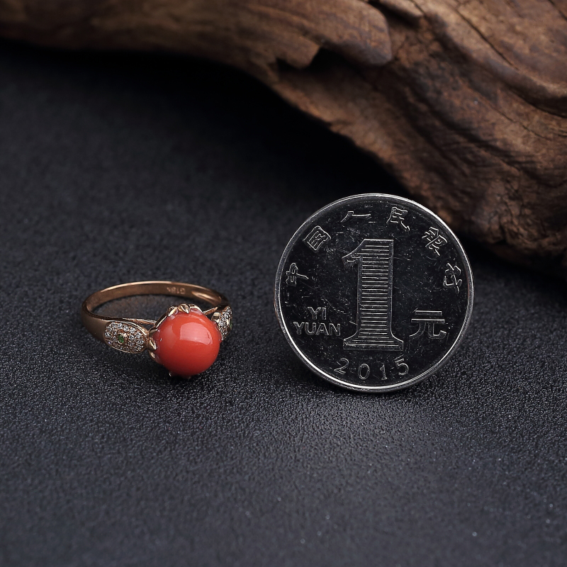 红珊瑚戒指 - 红掌柜