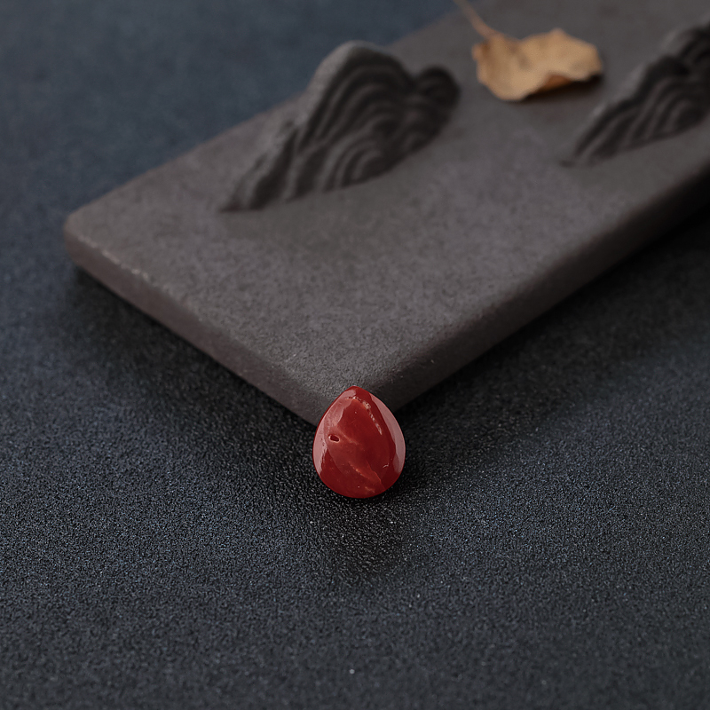 珊瑚戒面-红掌柜