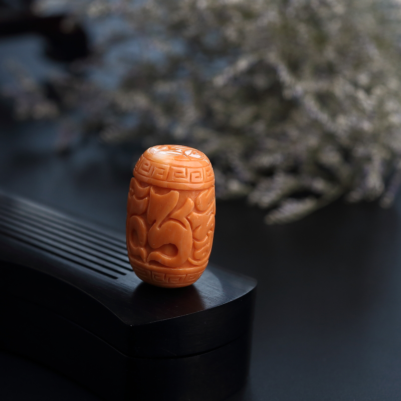 MOMO红珊瑚桶珠 - 红掌柜