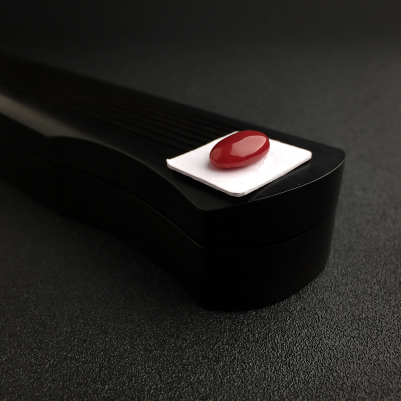 日本天然阿卡珊瑚戒面 - 红掌柜