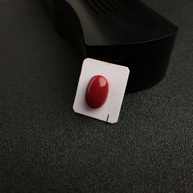 阿卡珊瑚戒面 - 红掌柜