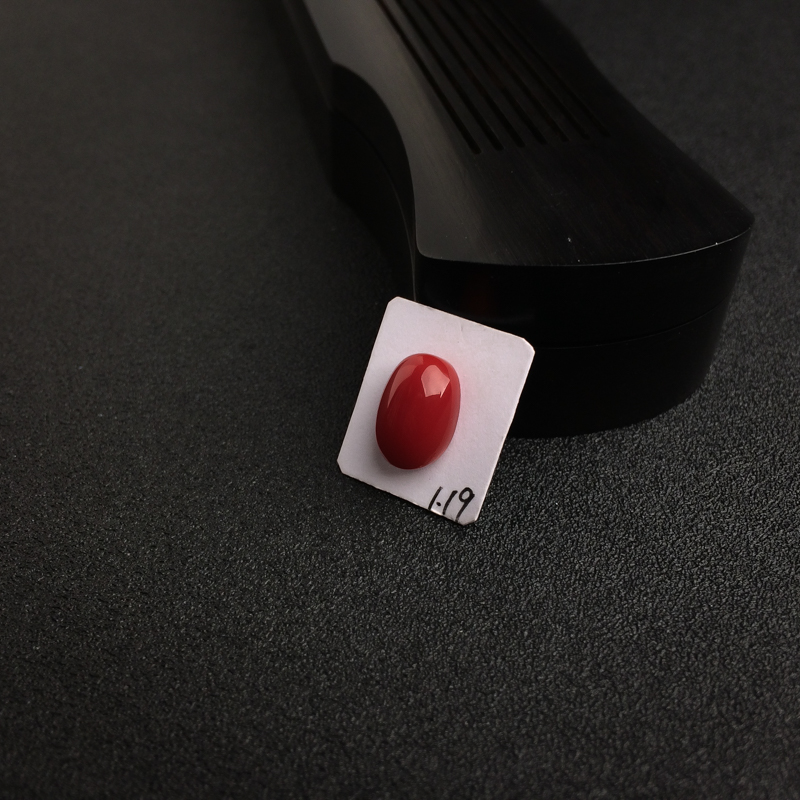 阿卡珊瑚戒面 - 红掌柜